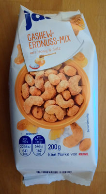 Cashew-Erdnuss-Mix mit Honig & Salz
