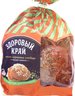 Мягкие зерновые хлебцы на ржаной закваске