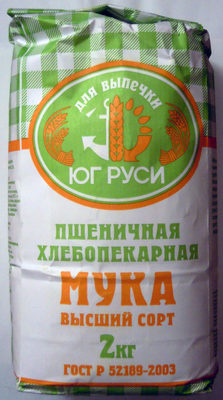 Пшеничная хлебопекарная мука высший сорт