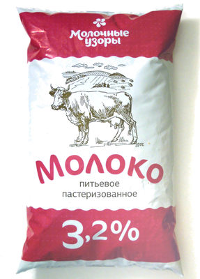 Молоко питьевое пастеризованное 3,2%