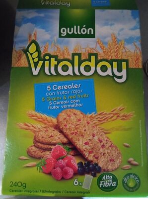 5 cereales con frutos rojos