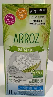 Bebida à Base de Arroz, Arroz, Original