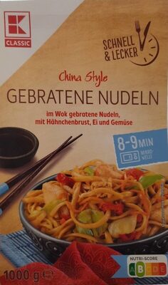 China Style Gebratene Nudeln