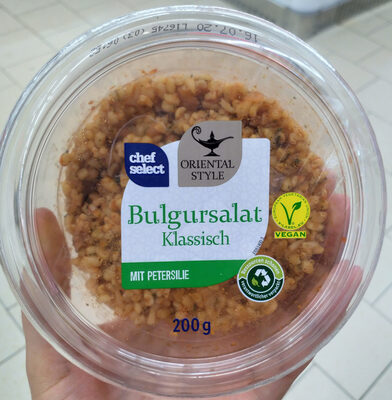 Bulgursalat Klassisch mit petersilie
