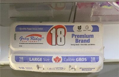 18 Large Eggs