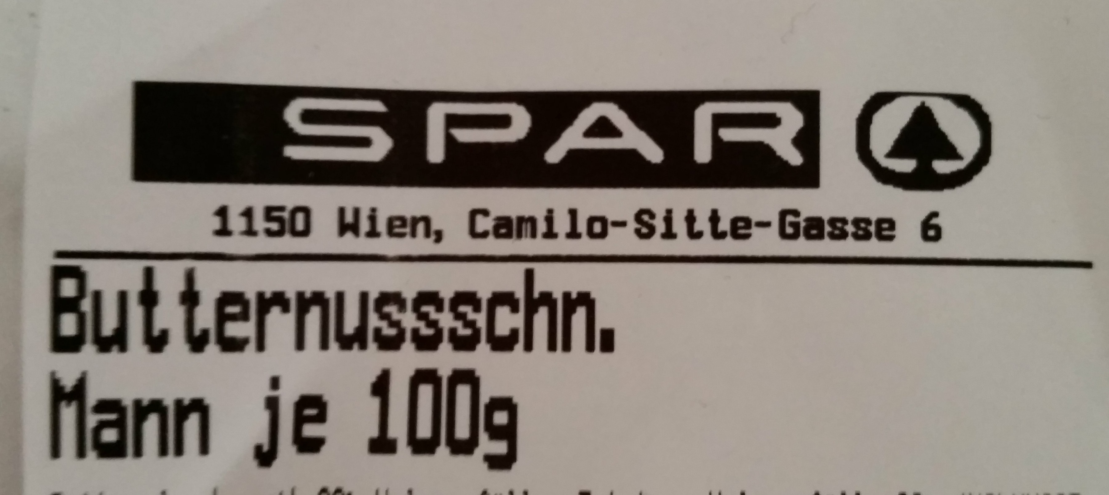 Butternussschnecke