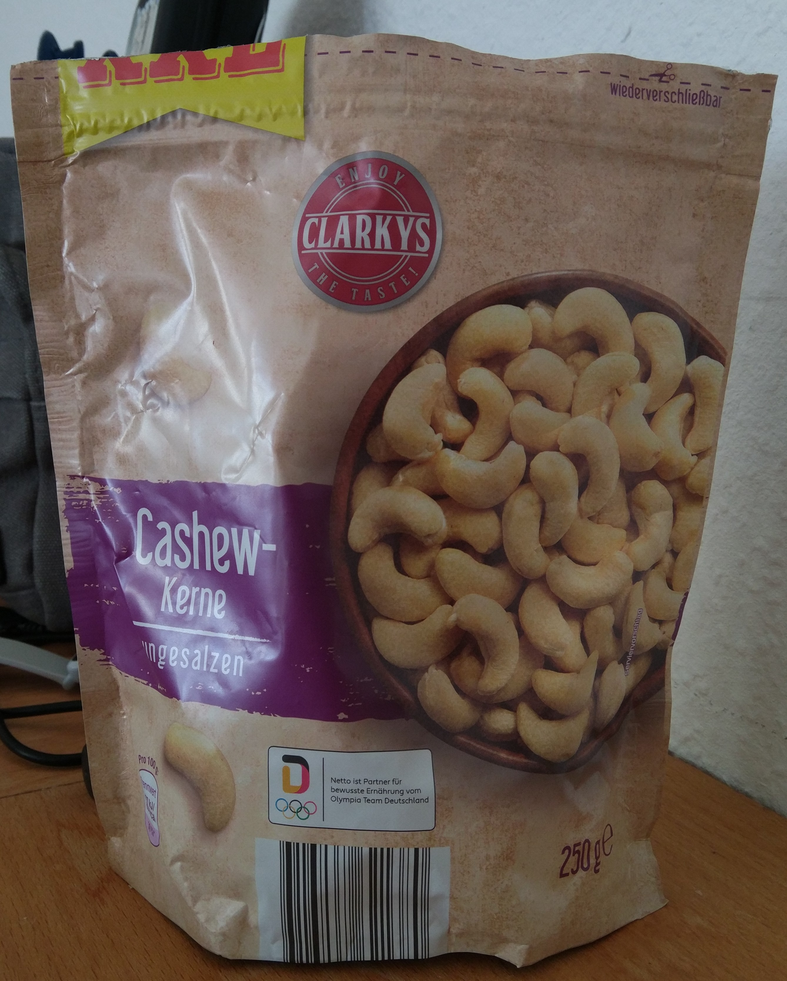 Cashew-Kerne ungesalzen