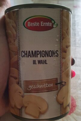 Champignons geschnitten